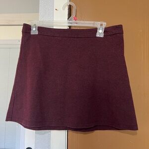 Forever 21 Deep Burgundy Mini Skirt